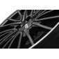 8x19 ET49 - LK5/112 ML66.6 AEZ Berlin black/polished lip