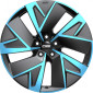 7.5x19 ET50 - LK5/112 ML57.1 CMS C32-Aero diamond black blue