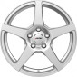 6.5x16 ET40 - LK5/100 ML57.1 Autec Typ VL - Valea brillantsilber