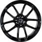 10x22 ET49 - LK5/130 ML71.6 Tomason AR2 black glossy