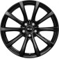 9.5x19 ET45 - LK5/114.3 ML64.1 Brock B32 schwarz lackiert