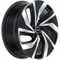 7x19 ET47.5 - LK5/108 ML63.4 Mak Electra black mirror