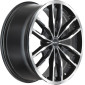 7.5x17 ET30 - LK6/114.3 ML66.1 Mak Peak black mirror