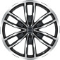 7.5x17 ET38 - LK6/135 ML87.1 Mak Peak black mirror