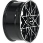 9.5x21 ET36 - LK5/112 ML66.5 Proline PCM black polished