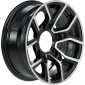 6x15 ET5 - LK5/139.7 ML108.1 Proline PXJ black polished