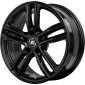 6.5x16 ET50 - LK5/114.3 ML67.1 RC-Design RC27 schwarz lackiert