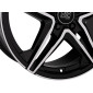 8x18 ET30 - LK5/112 ML73.1 MSW MSW 31 gloss black full polished