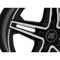 8.5x19 ET38 - LK5/112 ML73.1 MSW MSW 31 gloss black full polished