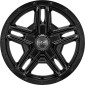 8x17 ET40 - LK5/114.3 ML79 OZ Rally Adventure matt black + rivets