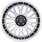 9.5x21 ET50 - LK5/112 ML66.5 Etabeta Unit black matt lip spokes polished