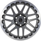 8x17 ET45 - LK5/120 ML65.1 Etabeta Combat anthracite matt lip + cap polished