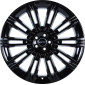 9.5x22 ET40 - LK5/120 ML72.6 GMP Experience glossy black