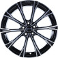 11.5x23 ET61 - LK5/130 ML71.6 GMP Totale black diamond