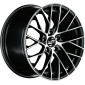 11.5x21 ET67 - LK5/130 ML71.6 Mak Monaco black mirror