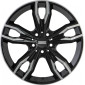 8.5x20 ET35 - LK5/112 ML66.5 Fondmetal Alke glossy black machined