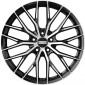 10x21 ET19 - LK5/112 ML66.5 Fondmetal Makhai glossy black machined
