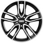8x19 ET48 - LK5/112 ML66.5 Fondmetal Koros glossy black machined