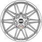 9x19 ET20 - LK5/112 ML66.5 Fondmetal Thoe glossy silver