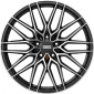 10x22 ET65 - LK5/130 ML71.6 Fondmetal Cratos glossy black machined
