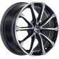6.5x16 ET41 - LK5/112 ML57.1 Mak DaVinci black mirror
