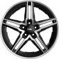 8x19 ET30.5 - LK5/112 ML66.5 CMS C29-Aero diamond black gloss