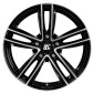 8x18 ET32.5 - LK5/112 ML66.6 RC-Design RC27 schwarz front-poliert