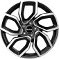 7.5x18 ET30 - LK5/110 ML65.1 Mak Apollo black mirror