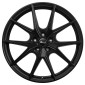10.5x19 ET28 - LK5/112 ML66.55 Brock B40 satin-black lackiert