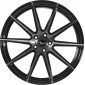 9.5x22 ET40 - LK5/108 ML73.1 Barracuda Project 2.0 higloss-black brushed surface