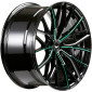 10x20 ET38 - LK5/112 ML73.1 Barracuda Project 3.0 black gloss flashgreen