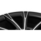10.5x19 ET45 - LK5/120 ML64.1 Dezent AR black/polished