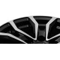 8x17 ET35 - LK6/139.7 ML93.1 Dezent KC black/polished