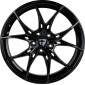 8.5x19 ET45 - LK5/114.3 ML72.6 Tomason TN29 Superlight black painted