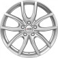 6.5x16 ET46 - LK5/112 ML57.1 Autec Typ VN - Vidron brillantsilber
