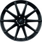 10x22 ET45 - LK5/112 ML66.6 Damina Performance DM19 black painted