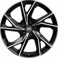 9x20 ET45 - LK5/120 ML65.1 MM Wheels MM07 glossy black machined