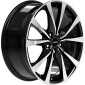 6.5x16 ET50 - LK5/108 ML63.3 Autec Typ BX - Brixen schwarz poliert