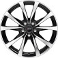 7x17 ET42 - LK5/112 ML66.5 Autec Typ BX - Brixen schwarz poliert