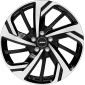 9x19 ET53 - LK5/108 ML63.3 Autec Typ RX - Rixon schwarz poliert