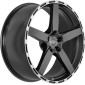 10x21 ET40 - LK5/120 ML72.6 Dotz MarinaBay gunmetal/polished lip