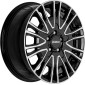 7.5x18 ET43 - LK5/130 ML84.1 Dezent KE black/polished