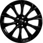 8.5x20 ET43 - LK5/112 ML66.6 Tomason AR3 black painted