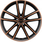 8x20 ET41 - LK5/112 ML57.1 Borbet W black copper polished matt