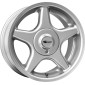9x16 ET15 - LK4/100 ML63.4 Brock B1 kristallsilber lackiert