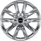 10.5x21 ET64 - LK5/130 ML71.58 Ronal R71 platinum silver