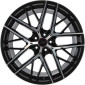 10x21 ET42 - LK5/112 ML66.6 Momo RFX01 black matt polish