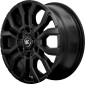 7.5x17 ET55 - LK6/139.7 ML93.1 RC-Design RC35 satin-black matt-lackiert