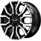 7.5x17 ET25 - LK6/139.7 ML106.1 RC-Design RC35 schwarz front-poliert