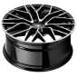 9x21 ET45 - LK5/112 ML66.6 Carmani 20 Ludwig black polish